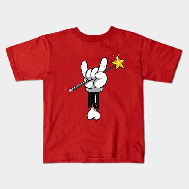 rocks hand metal Kids T-Shirt by kladenko